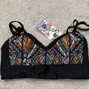 Hapari Black swim top